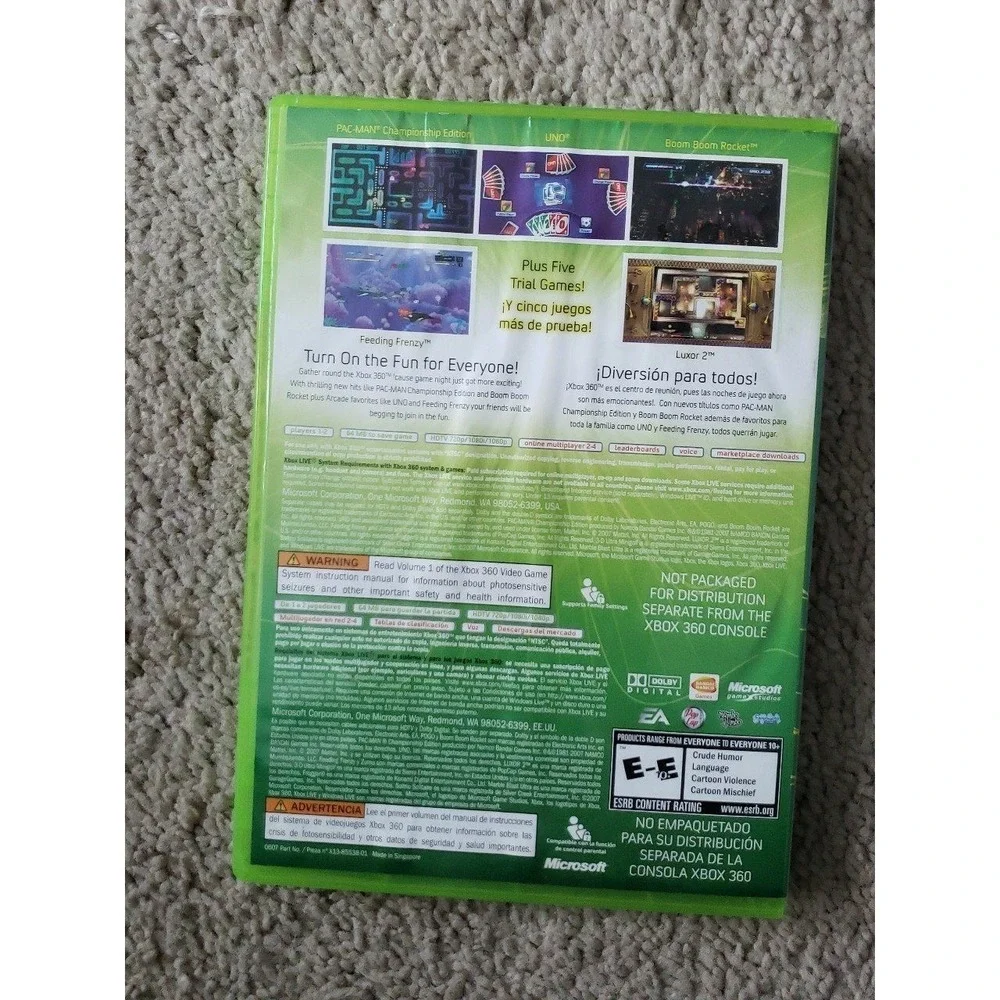 Xbox Live Arcade Video‎ Game